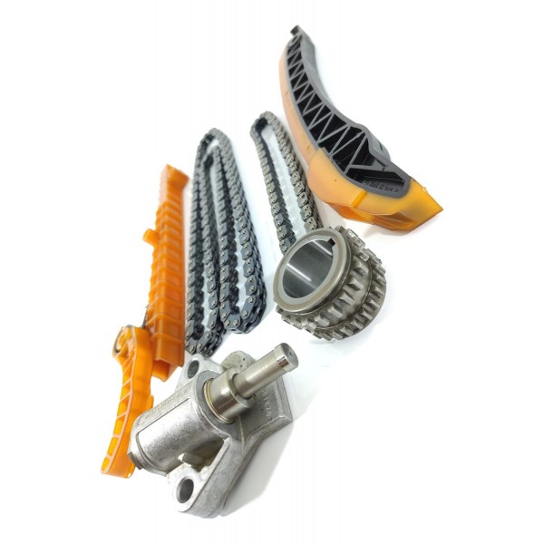 Kit Corrente Comando Guias Mercedes Gla200 Cla A200 2019 Laranja-claro