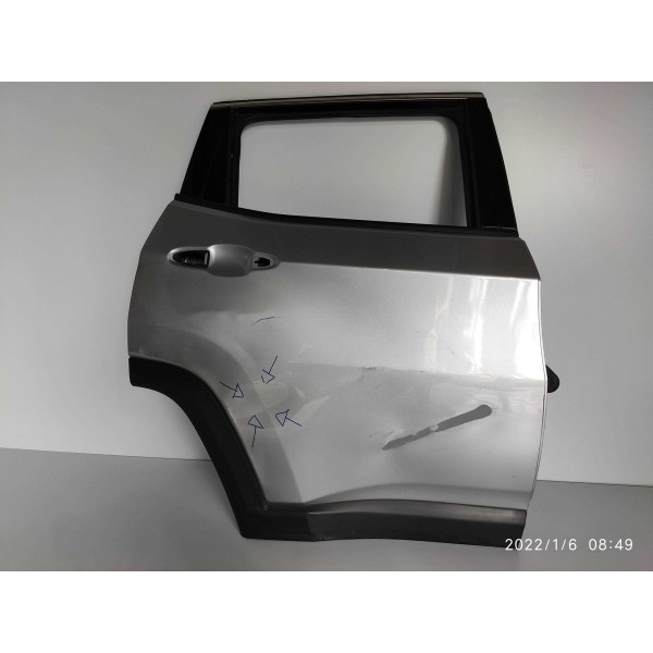 Porta Compass Traseira Direita 2018 2019 2020/2024 Det Traseira Direita Prateado