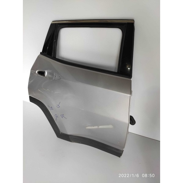 Porta Compass Traseira Direita 2018 2019 2020/2024 Det Traseira Direita Prateado