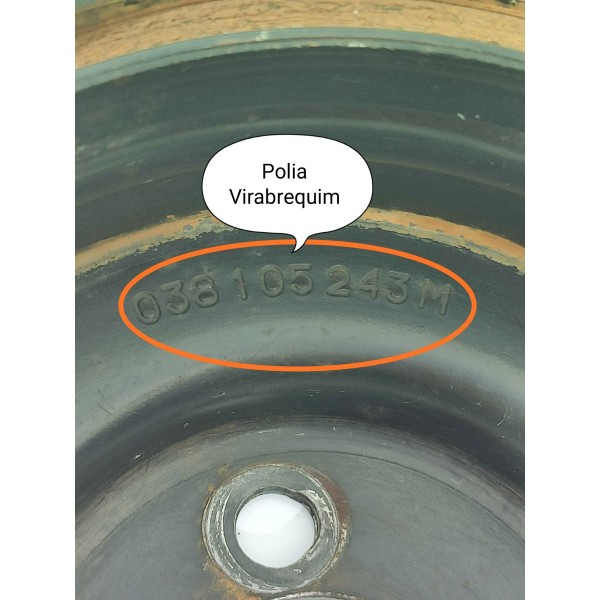 Polia Virabrequim Amarok 2.0 2010/2023 038105243