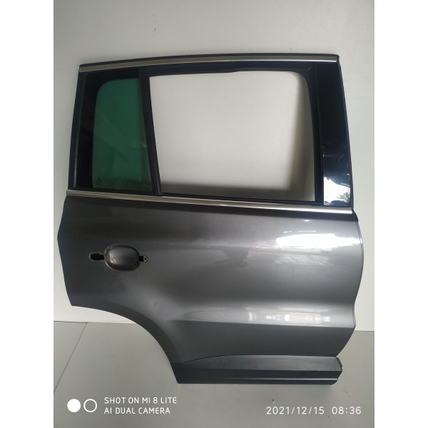 Porta Tiguan Traseira Direita 2010 2011 2012 2013 2014 2016 Traseira Direita Cinza