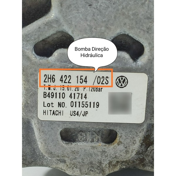 Bomba Direcao Hidraulica Amarok V6 3.0 2020 2h642215402s