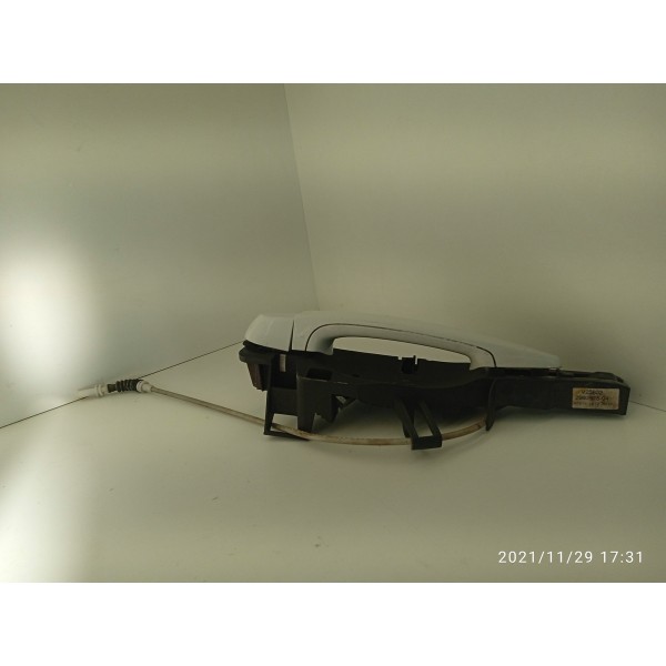 Macaneta Externa Bmw X1 Traseira Esquerd 2009/2015 299297504 Branco Traseira