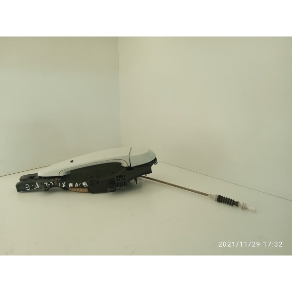 Macaneta Externa Bmw X1 Traseira Esquerd 2009/2015 299297504 Branco Traseira