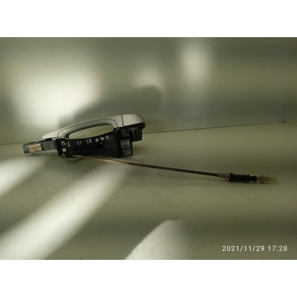 Macaneta Externa Bmw X1 Traseira Direita 2009/2015 299297604 Branco Traseira