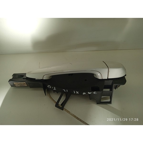 Macaneta Externa Bmw X1 Traseira Direita 2009/2015 299297604 Branco Traseira