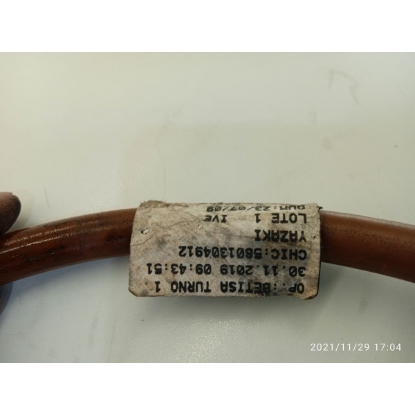 Cabo Negativo Bateria Bmw X1 118 120 320 N46 Original Vermelho