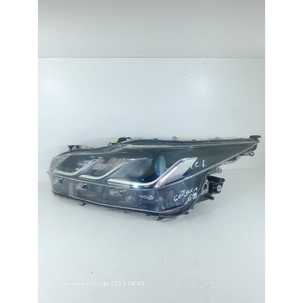 Farol Corolla Xei 2019/2023 Esquerdo Completo Det