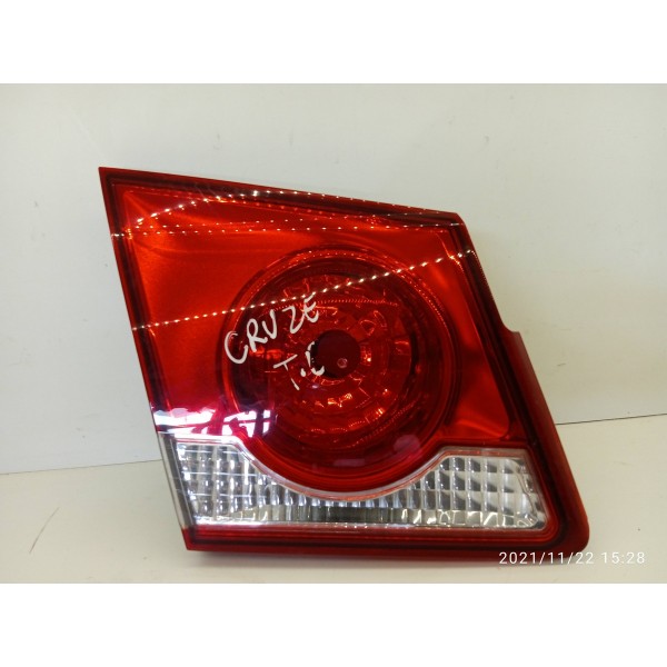 Lanterna Cruze Tampa Traseira Esquerda 2011/2016 Original Esquerdo/motorista Vermelho