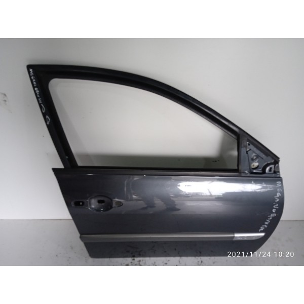 Porta Megane Dianteira Direita 2010 2011 2012 2013 Orig Dianteira Direita Azul
