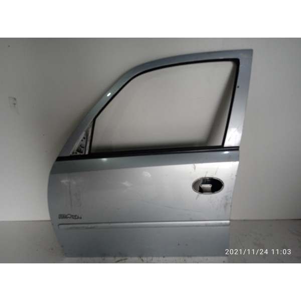 Porta  Dianteira Esquerda Meriva Dianteira Esquerda Prateado