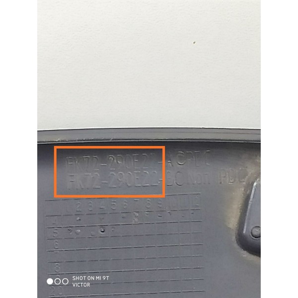 Moldura Lateral Discovery Sport Traseir Dir 14/19 Fk72290e22 Preto