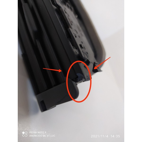 Difusor Ar Central Bmw E60 550 645ci 7009275