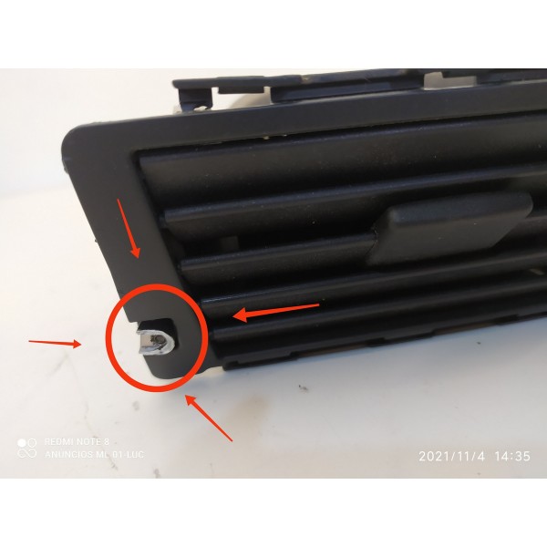 Difusor Ar Central Bmw E60 550 645ci 7009275