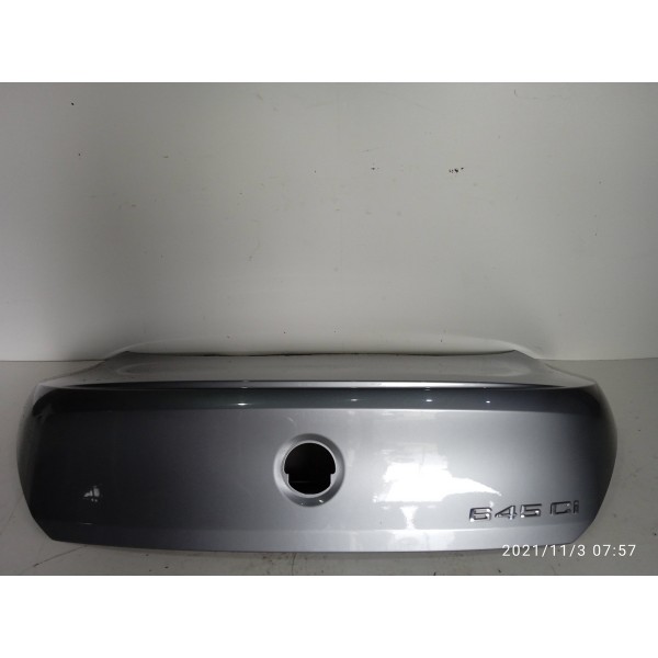 Tampa Traseira Bmw 645 Ci 2004/2008  Original Prateado