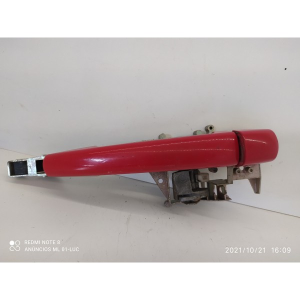 Maçaneta Externa Peugeot 208 Dianteira Direita 2014/2019 Vermelho