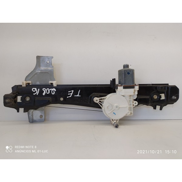 Máquina Vidro Peugeot 208 Traseira Esquerda 2014/2019