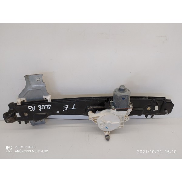 Máquina Vidro Peugeot 208 Traseira Esquerda 2014/2019