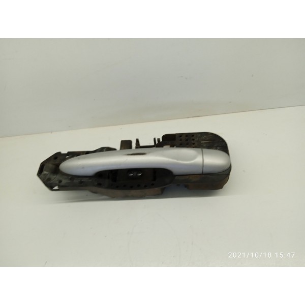 Macaneta Externa Fluence Traseira Direita 2011 2013 2017 Prateado Traseira