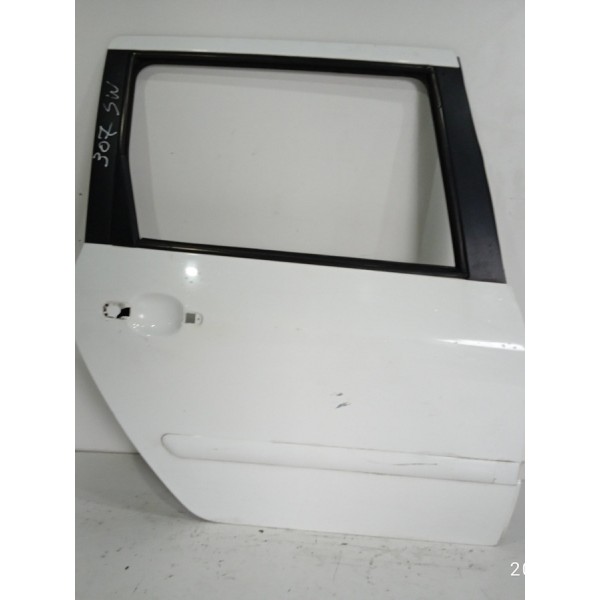 Porta Peugeot 307 Sw Traseira Direita 2008/2012 Traseira Direita Prateado