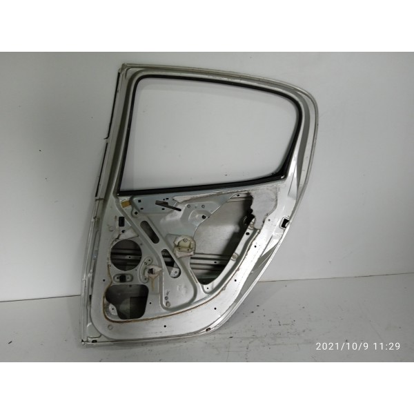 Porta Peugeot 207 206 Traseira Direita 2006 2007 2008/2011 Traseira Direita Prateado
