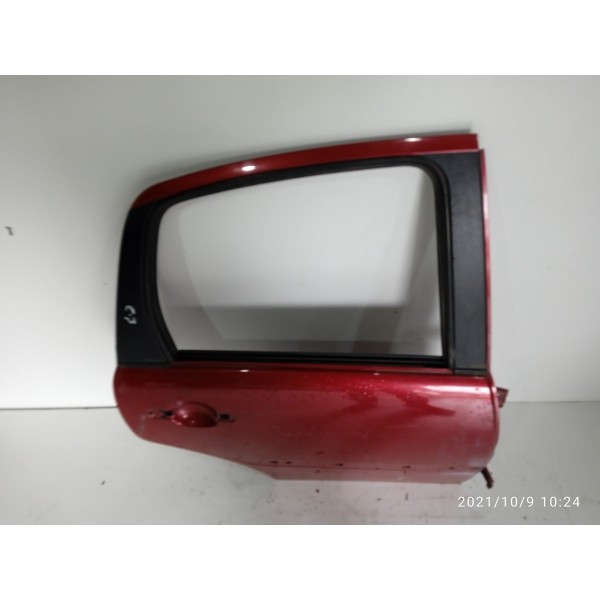 Porta Citroen C3 Traseira Direita 2008 2009 2010 2011 2012 Traseira Direita Vermelho