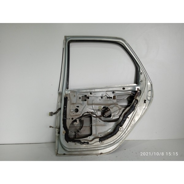 Porta Renault Scenic Traseira Direita 1999/2010 Traseira Direita Prateado