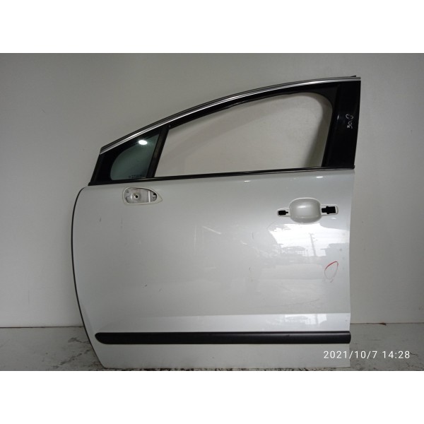 Porta Peugeot 3008 Dianteira Esquerda 2012 2015 2016 2017 Dianteira Esquerda Branco