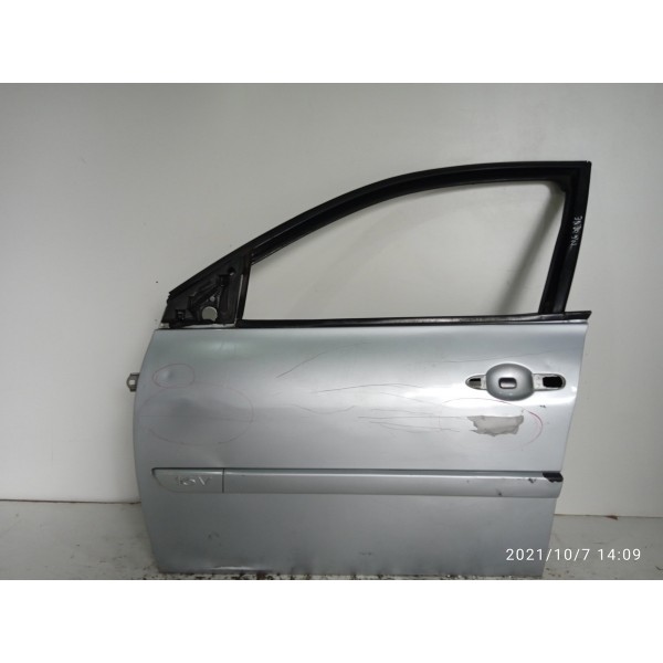 Porta Megane Dianteira Esquerda 2008 2009 2010 2011 2013 Det Dianteira Esquerda Prateado