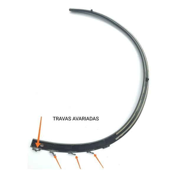 Moldura Friso Paralama Mercedes Gla200 Esquerdo 2015/2020 Preto