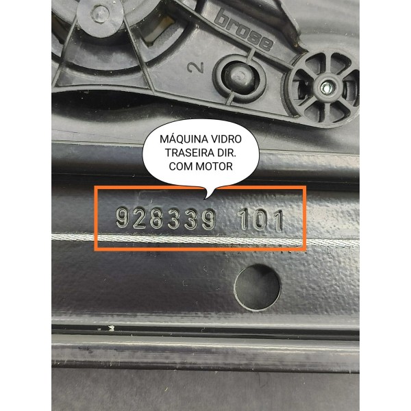 Maquina Vidro Mercedes Gla200 250 Traseira Direita 928339101