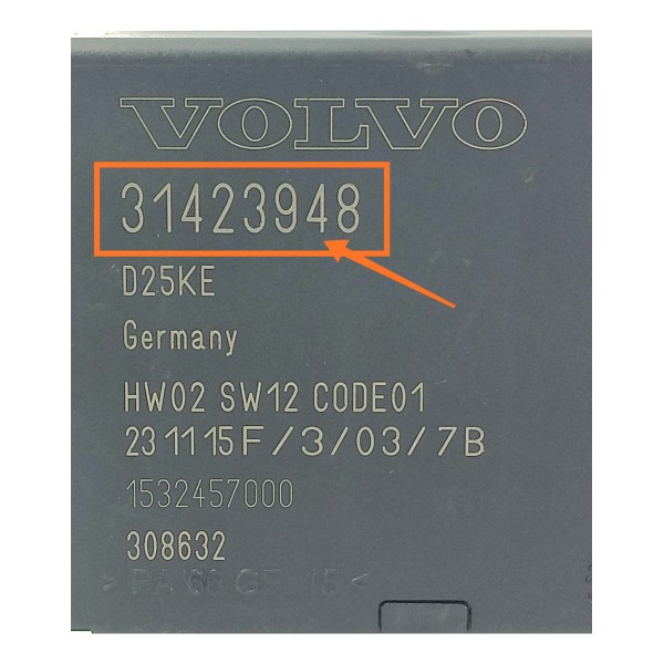 Modulo Estacionament Volvo V60 S60 Xc60 2016 31423948