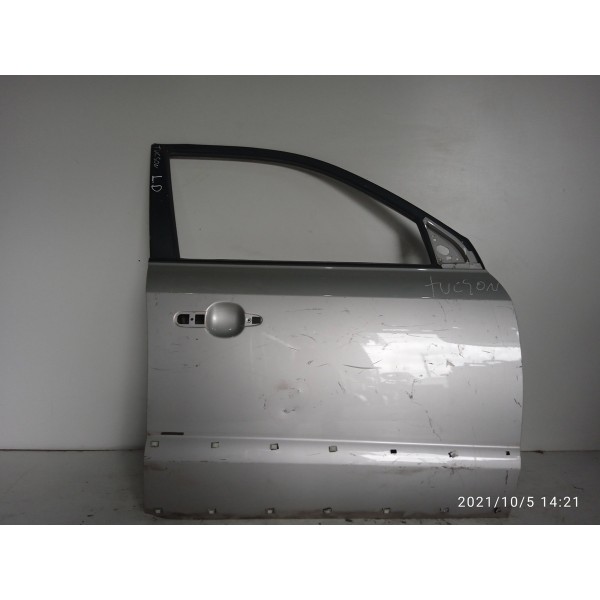 Porta Tucson Dianteira Dir 2009 2010 2011 2012 2015 Det Dianteira Direita Cinza
