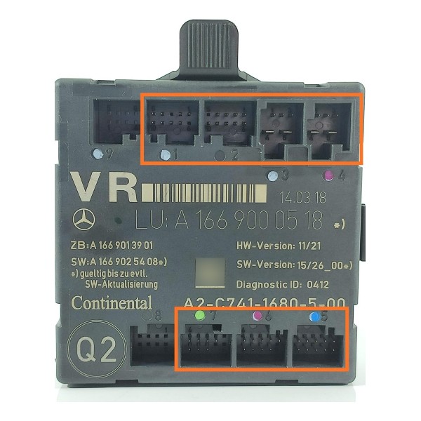 Modulo Porta Mercedes Gla200 Dianteira Direita A1669000518