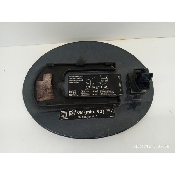 Portinhola Mercedes B200 2006 2007/2011 A0005845817 Cinza 2011