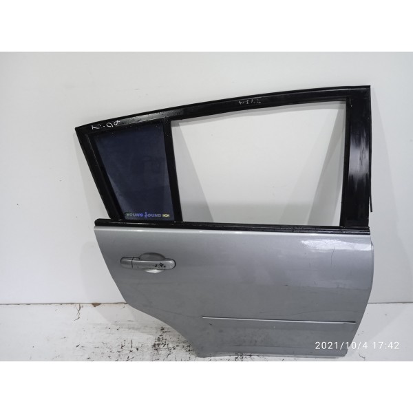 Porta Nissan Tiida Hatch Traseira Direit 2008 2009 2010/2013 Traseira Direita Prateado
