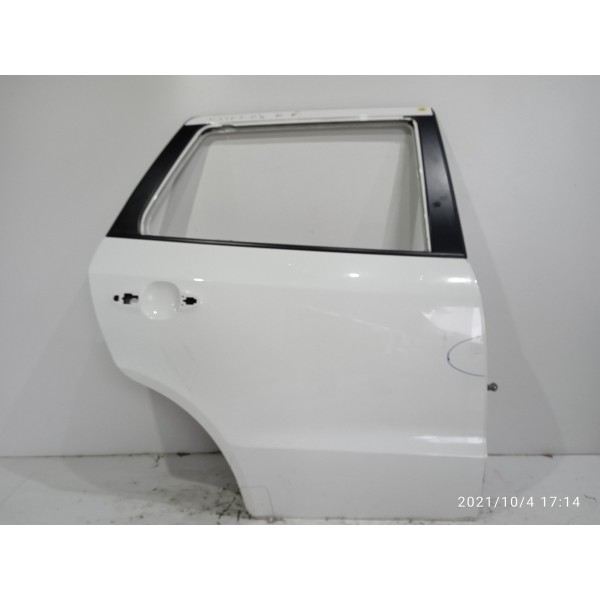 Porta Santa Fé Traseira Direita 2008/2013 Det Traseira Direita Branco