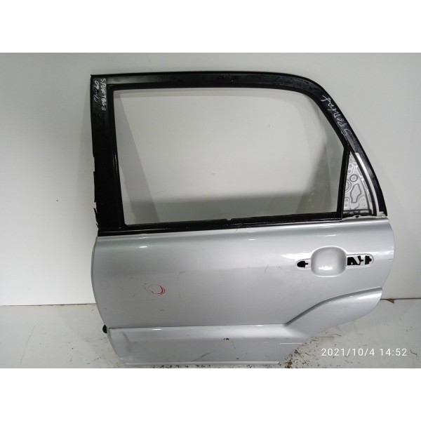 Porta Sportage Traseira Esquerd 2008 2009 2010 2011 2014 Det Traseira Esquerda Prateado