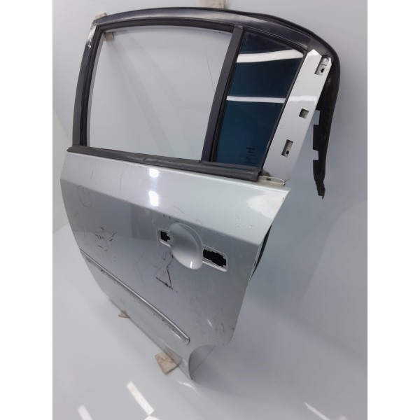 Porta Nissan Sentra Traseira Esquerd 2008/2012 Det Traseira Esquerda Prateado