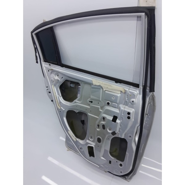 Porta Nissan Sentra Traseira Esquerd 2008/2012 Det Traseira Esquerda Prateado