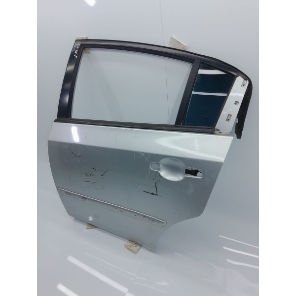 Porta Nissan Sentra Traseira Esquerd 2008/2012 Det Traseira Esquerda Prateado