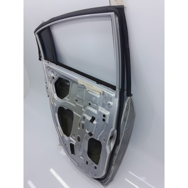 Porta Nissan Sentra Traseira Esquerd 2008/2012 Det Traseira Esquerda Prateado