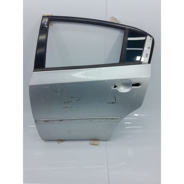 Porta Nissan Sentra Traseira Esquerd 2008/2012 Det Traseira Esquerda Prateado
