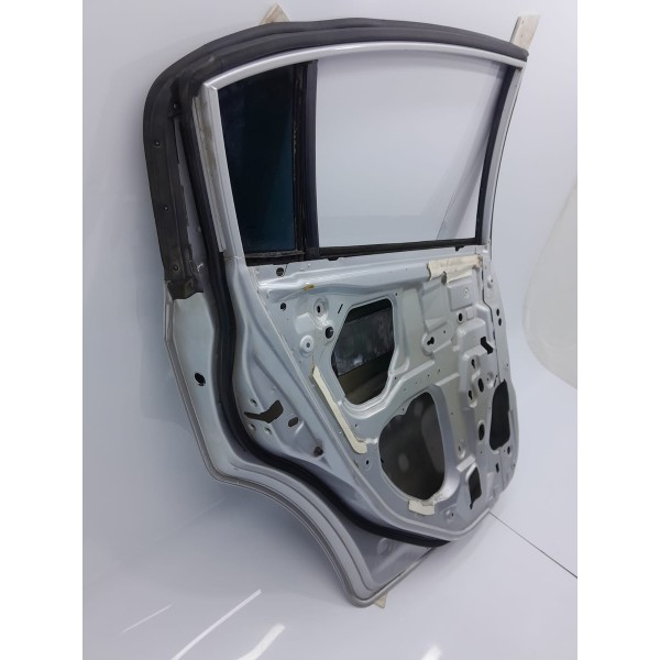 Porta Nissan Sentra Traseira Esquerd 2008/2012 Det Traseira Esquerda Prateado