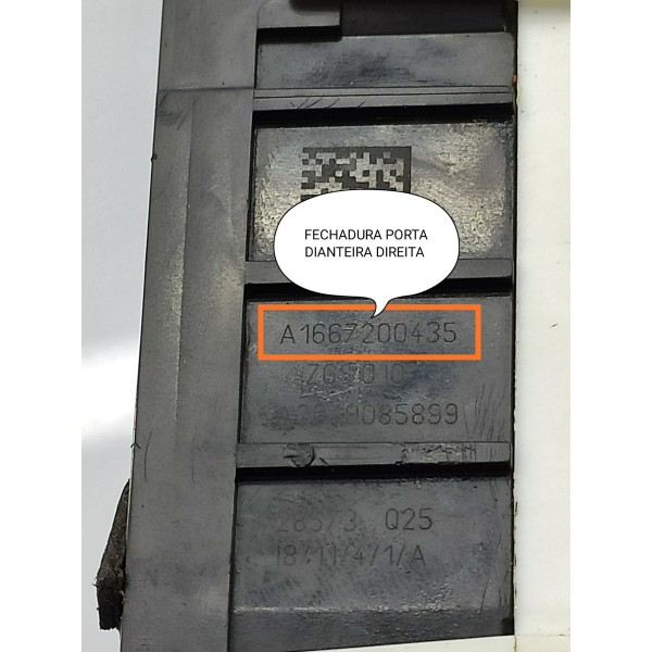 Fechadura Porta Mercedes Gla A 200 Dianteira Dir A1667200435