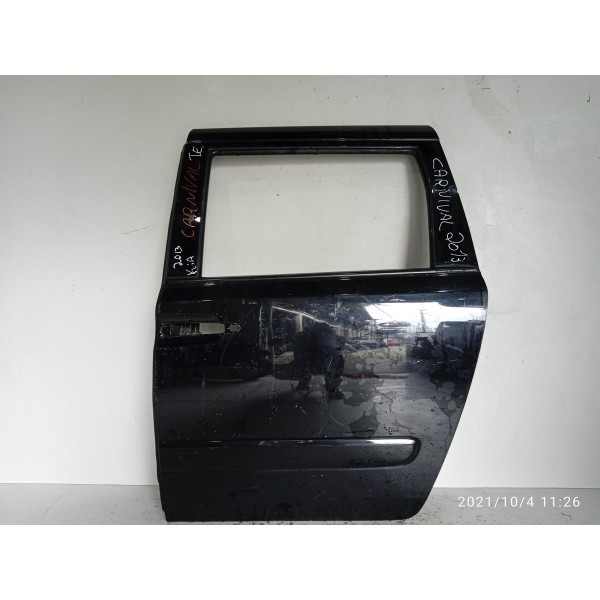 Porta Kia Carnival Traseira Esquerd 2009 2010 2011 2012 2013 Traseira Esquerda Preto