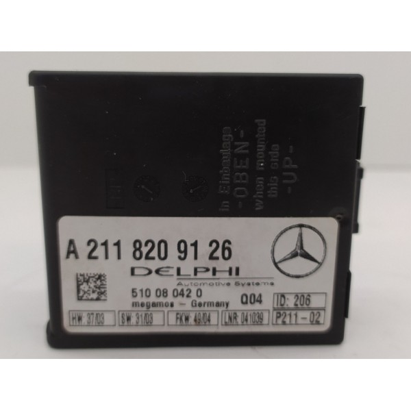 Modulo Alarme Mercedes Slk 200 C180 2005/2011 A2118209126