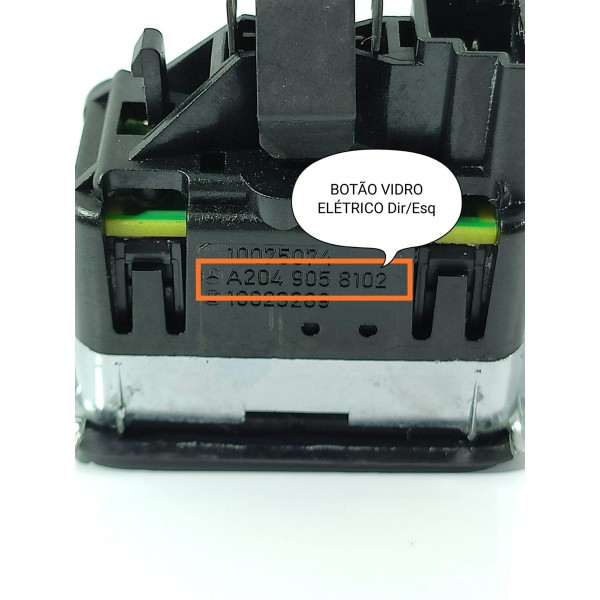Botao Vidro Mercedes Cla A Gla200 250 2015/2020 A2049058102