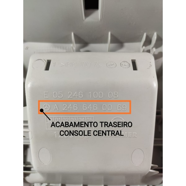 Console Porta Objeto Mercedes Gla 200 Traseiro A2466460069