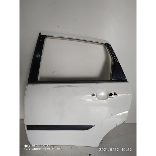 Porta Focus Traseira Esquerda 2002/2007 Traseira Esquerda Branco